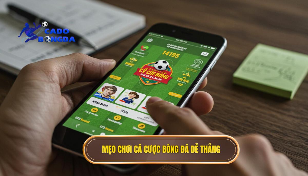 mẹo chơi cá cược bóng đá dễ thắng 