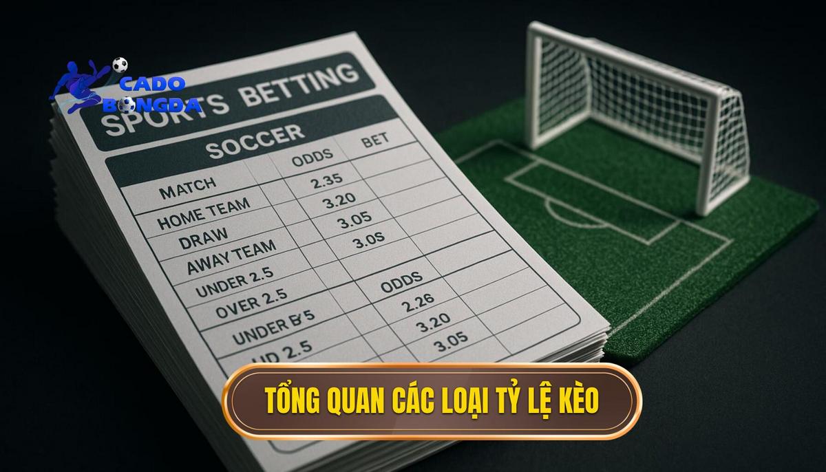 Phần 1_ Tổng Quan Về Các Loại Tỷ Lệ Kèo Bóng Đá Phổ Biến