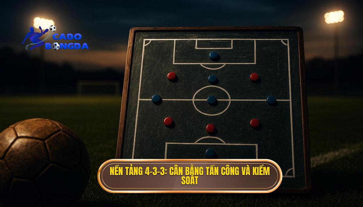 Nền tảng của 4-3-3_ Cân bằng giữa Tấn công và Kiểm soát