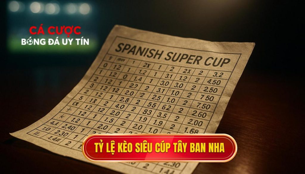 thumb - Tỷ lệ kèo siêu cúp Tây Ban Nha