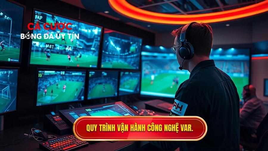 Quy trình vận hành: Công nghệ VAR trong bóng đá hoạt động thế nào?