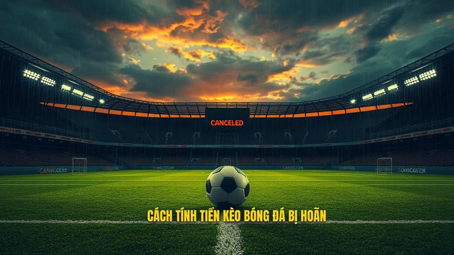 Cách tính tiền khi kèo bóng đá bị hoãn đối với từng loại kèo cụ thể